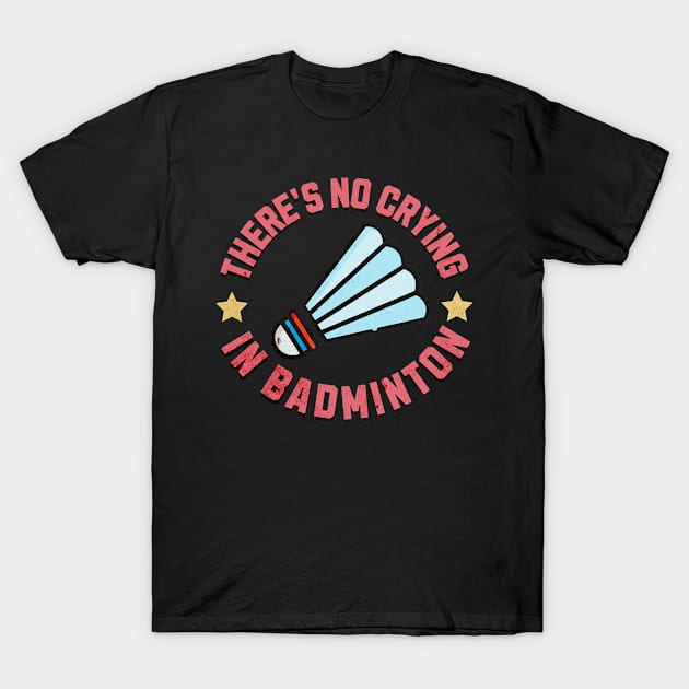 Funny Badminton T-Shirt by The Jumping Cart